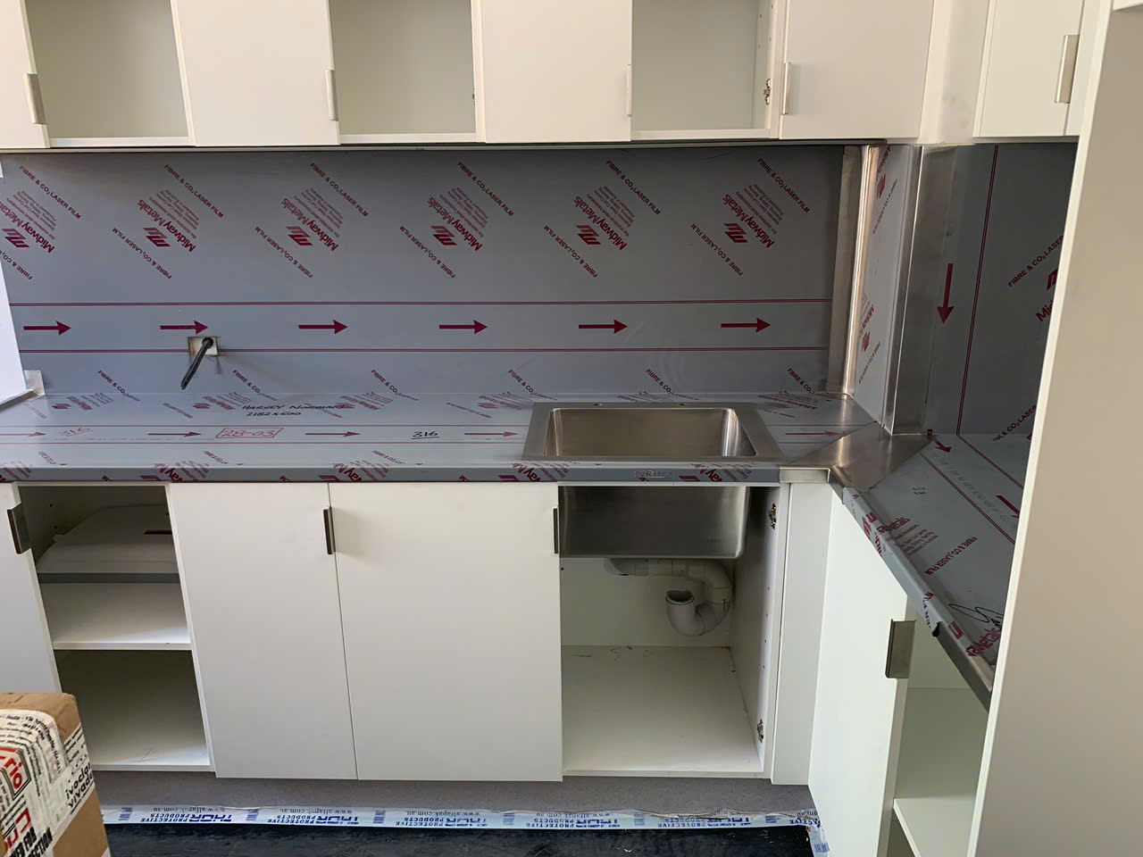 Stainless Steel Kitchen Installation